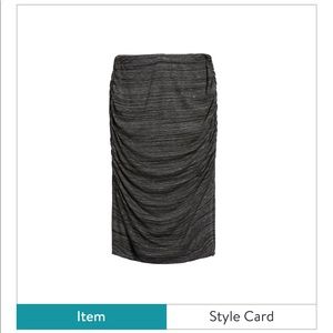 New Renee C.   Dark Grey Pencil Skirt- Size Small